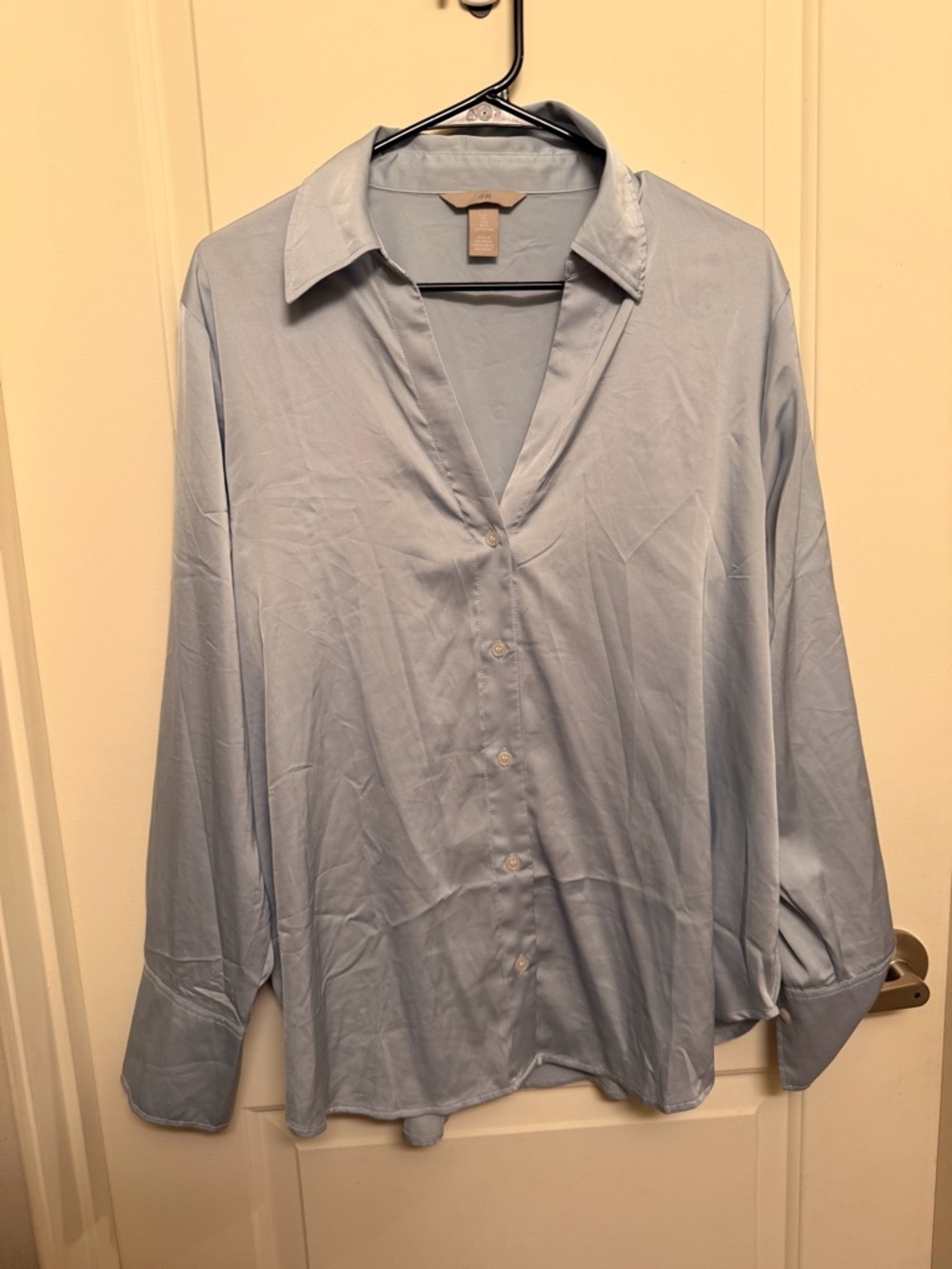 H&M Light Blue Women's Button-Down Shirt